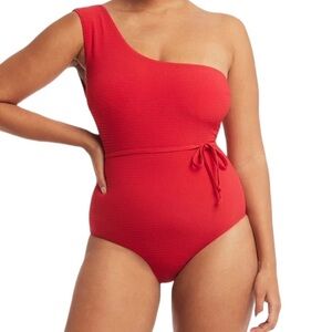 Sea Level New Messina Wide Strap Diagonal One Piece